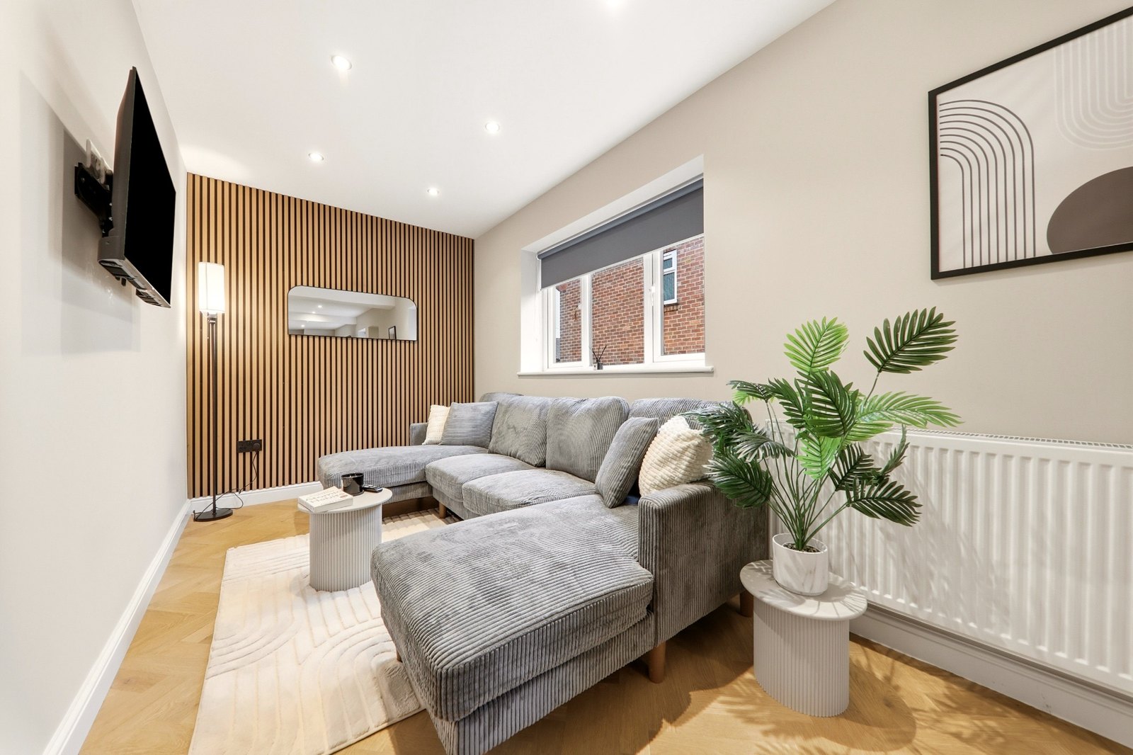 Shared living room at Fairfax Avenue, Harrogate